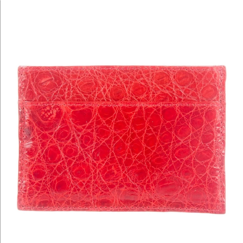 Nancy Gonzalez Alligator Small Card Wallet  ❤️